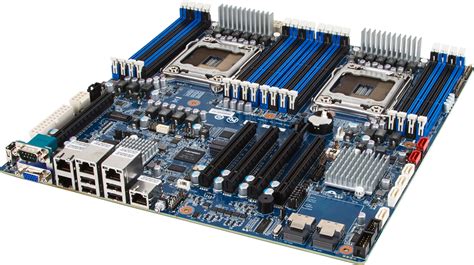 server motherboard and cpu.